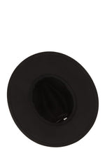 Belt Buckle Black Fedora Hat