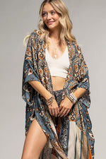 Artemis Vintage Inspired Paisley Kimono | WILD FLIER GIFTS AND APPAREL