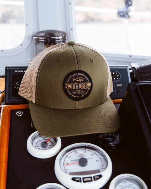 Salty Crew Outlined Trucker Hat | WILD FLIER GIFTS AND APPAREL