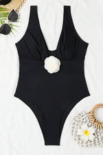 Ninexis Carnation Retro Swimsuit : Black | WILD FLIER GIFTS AND APPAREL