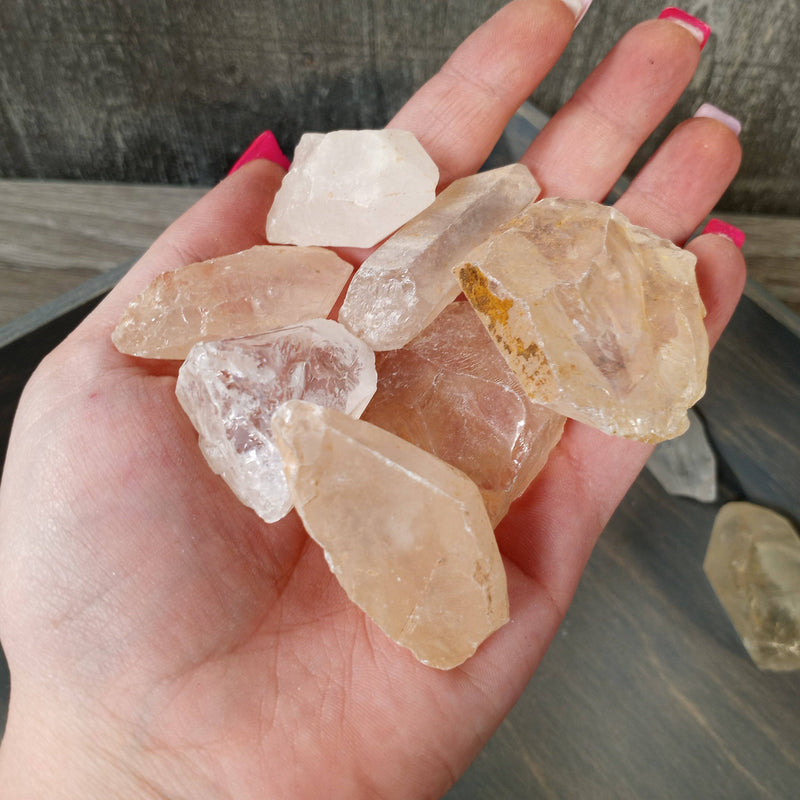 Crystal Quartz Chunks Raw Rough by the Pound | WILD FLIER GIFTS AND APPAREL