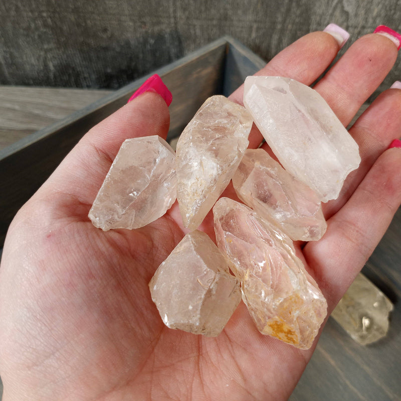 Crystal Quartz Chunks Raw Rough by the Pound | WILD FLIER GIFTS AND APPAREL