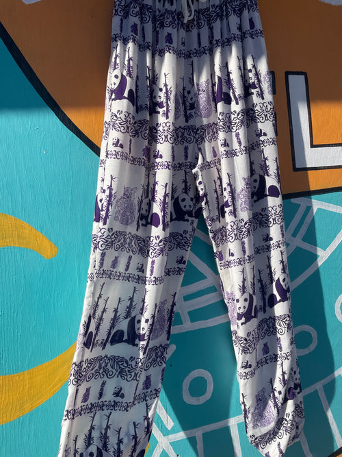 Panda Harem Pants : One Size | WILD FLIER GIFTS AND APPAREL