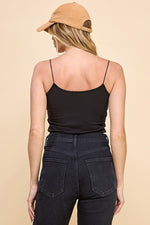 Waist Band Bungee Strap Cami Tops