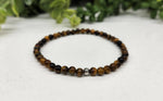 Yellow Tiger Eye Stretchable Bracelet 4MM Beads-7.5" Long | WILD FLIER GIFTS AND APPAREL