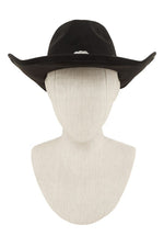 Cowboy Hat with Vintage Metal Chain Accent