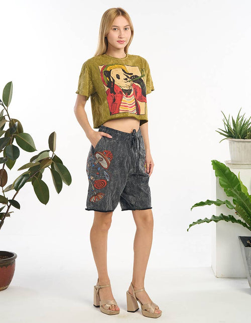 WOMENS CLOTHING-COTTON CROP TOP  (TH-1976): 1S-1M-1L-1XL | WILD FLIER GIFTS AND APPAREL