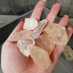 Crystal Quartz Chunks Raw Rough by the Pound | WILD FLIER GIFTS AND APPAREL