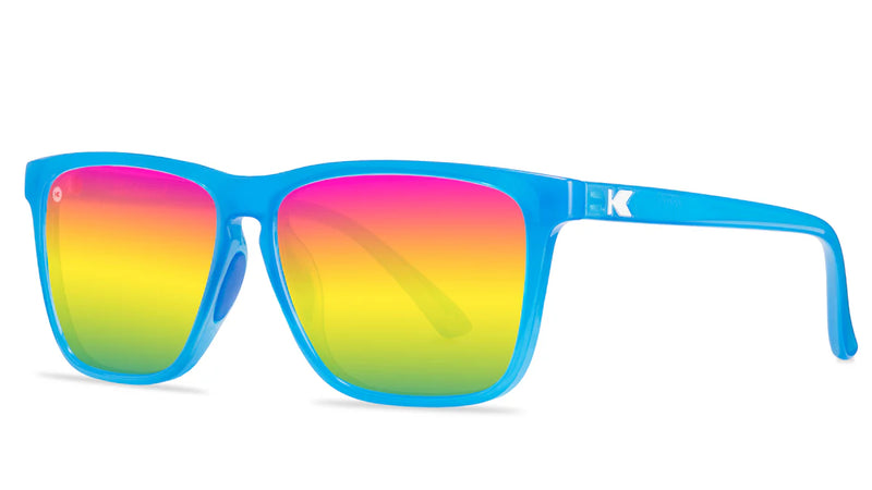 Rainbow Blues Fast Lanes Sport Knockaround Unisex Polarized Sunglasses