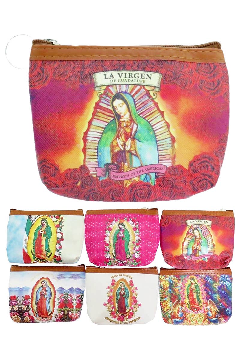 Our Lady of Guadalupe Zipper Pouch Coin Purse Bag