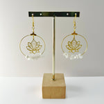 Lotus Gemstone Boho Earrings - Assortment 10 Pairs | WILD FLIER GIFTS AND APPAREL