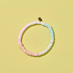 Pura Vida Pink Sands Pastel Puka Stretch Bracelet