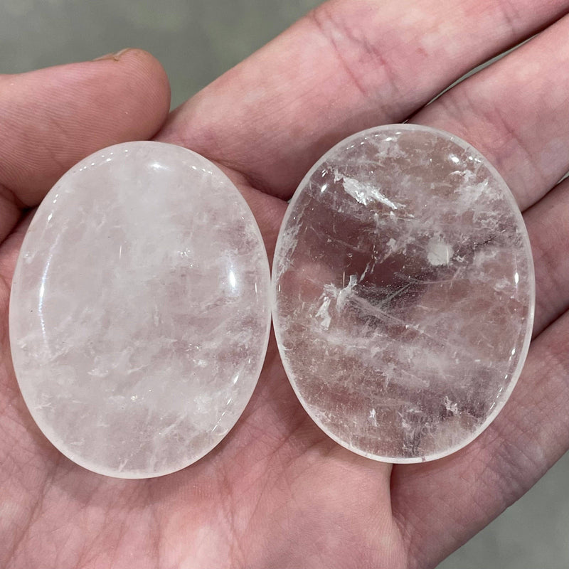 Gemstone Palm Stone 45mm: Moss Agate | WILD FLIER GIFTS AND APPAREL