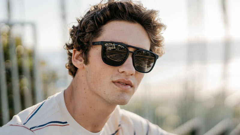 Knockaround Black on Black Brightsides Unisex Polarized Sunglasses | WILD FLIER GIFTS AND APPAREL