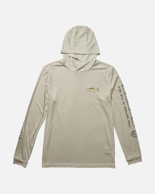 Salty Crew Ahi Mount Natural Hood Sunshirt