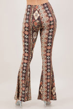 Boho Bandana Floral Printed Flared Pants | WILD FLIER GIFTS AND APPAREL
