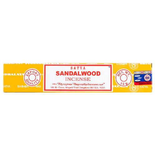 Satya Sandalwood 15 Gram Incense | WILD FLIER GIFTS AND APPAREL
