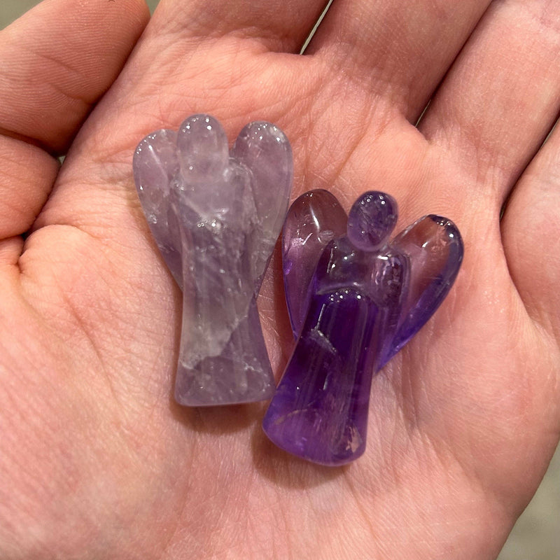 Gemstone Angel Figurines in 1-Inch – Wholesale Crystal Angel: Amethyst | WILD FLIER GIFTS AND APPAREL