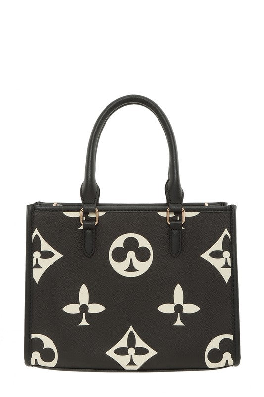 Empress Monogram Bicolor Bag with Handle
