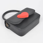 Enamel Top Handle Bag: Black | WILD FLIER GIFTS AND APPAREL