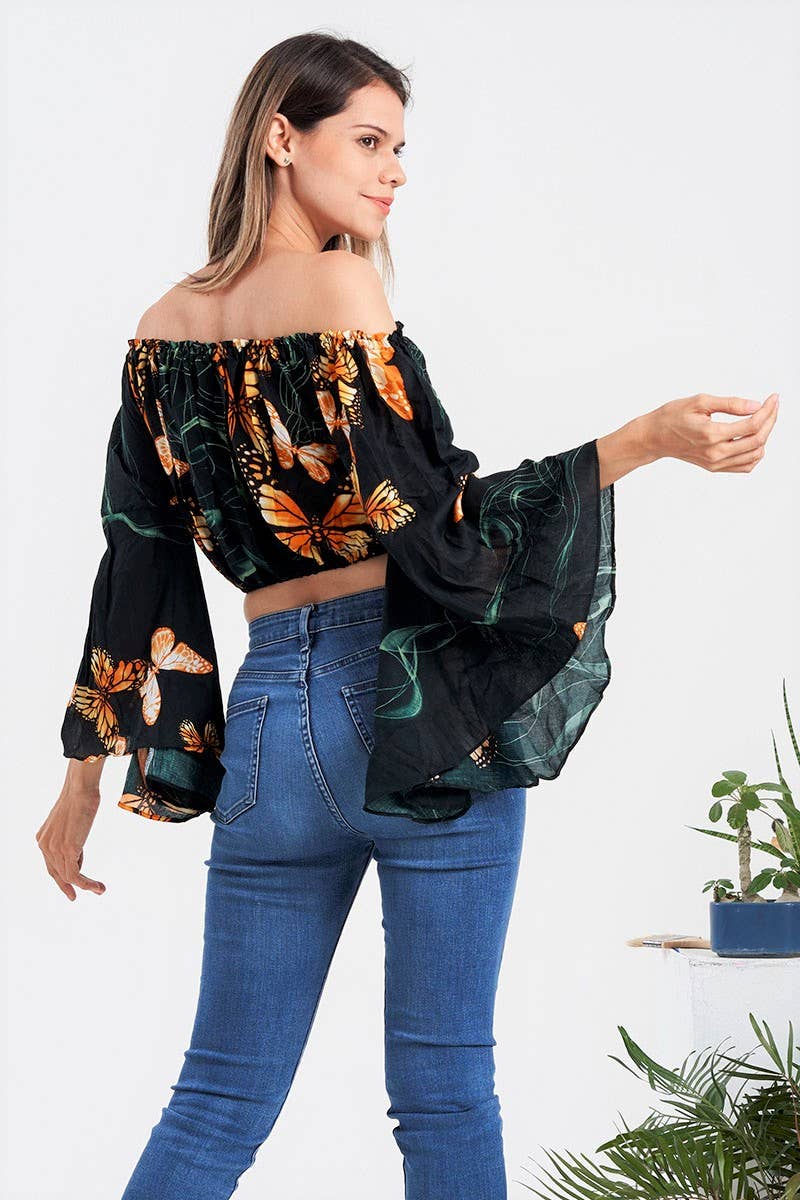 Womens Clothing - Crop Top (TH-1764): Free Size | WILD FLIER GIFTS AND APPAREL