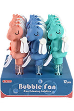 Unicorn Manuel Hand-Held Fan Bubble Wands | WILD FLIER GIFTS AND APPAREL