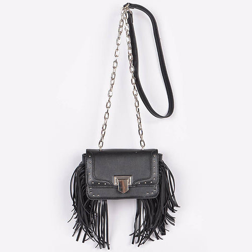 Camel Western Fringe Handbag