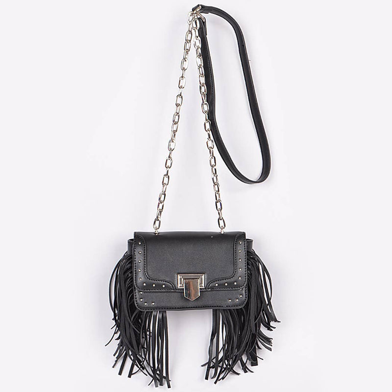 Camel Western Fringe Handbag