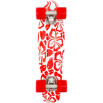 Aloha Swell 22” Cruiser Skateboard Complete-White/Red