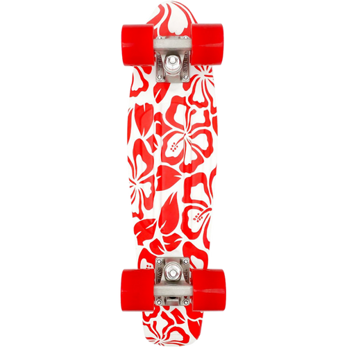 Aloha Swell 22” Cruiser Skateboard Complete-White/Red