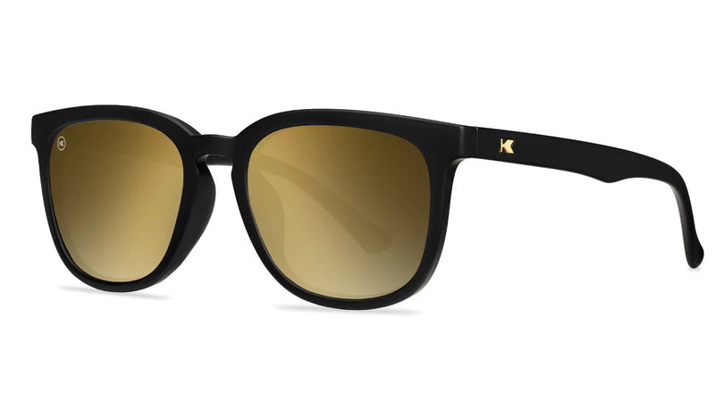 Knockaround Black Gold Paso Robles Unisex Polarized Sunglasses | WILD FLIER GIFTS AND APPAREL