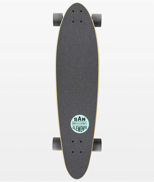 San Clemente Orange Blossom Longboard Complete - 9”x36” | WILD FLIER GIFTS AND APPAREL