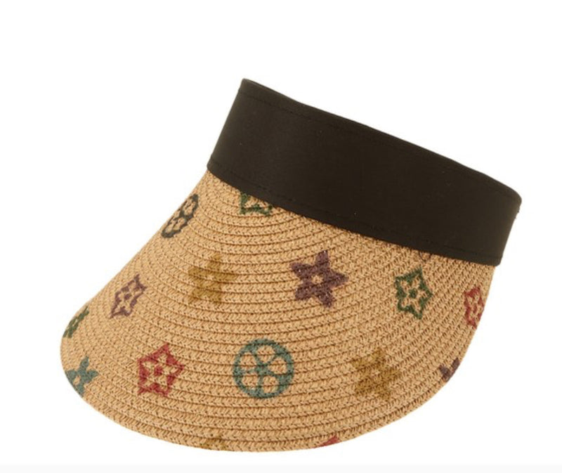 Odiva Geometric Shapes Visor Hats - WILD FLIER GIFTS AND APPAREL