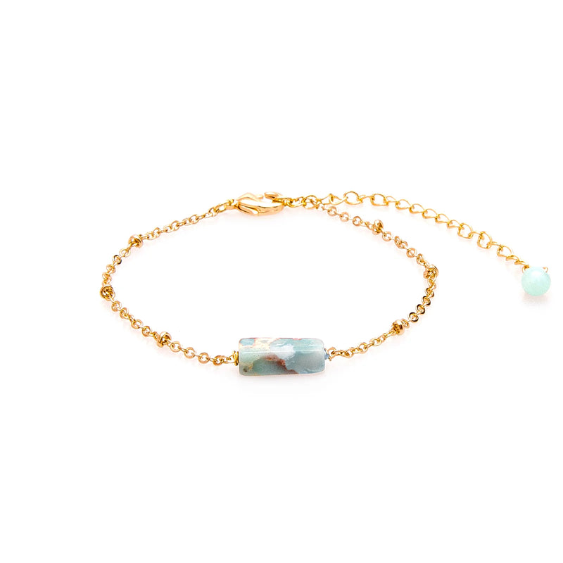 Lotus and Luna Stone Of The Earth Bracelet - African Jasper | WILD FLIER GIFTS AND APPAREL
