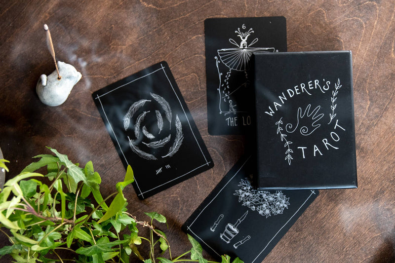 Wanderer's Tarot (78-Card Deck with Fold-Out Guide) | WILD FLIER GIFTS AND APPAREL