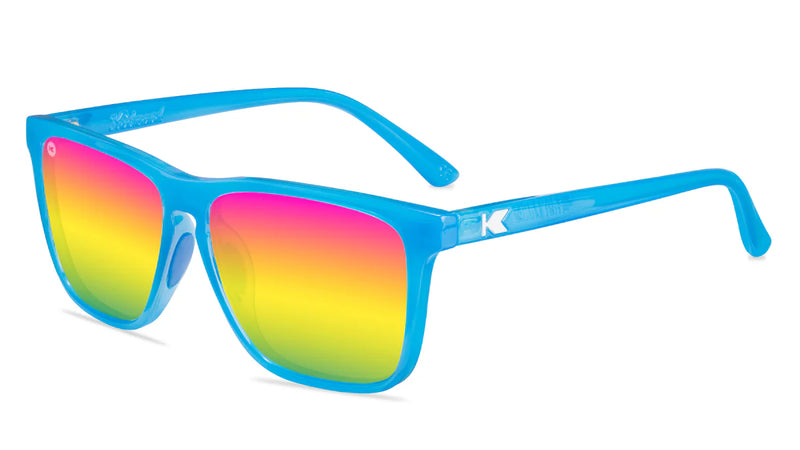 Rainbow Blues Fast Lanes Sport Knockaround Unisex Polarized Sunglasses