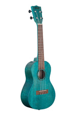 Kala Ocean Blue Watercolor Meranti Concert Ukulele | WILD FLIER GIFTS AND APPAREL