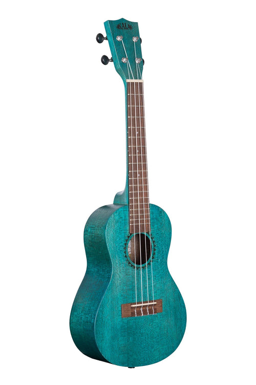 Kala Ocean Blue Watercolor Meranti Concert Ukulele | WILD FLIER GIFTS AND APPAREL