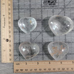 Clear Quartz Puffy Heart