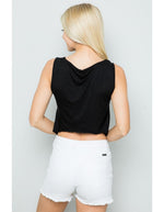 Kathmandu Imports Black Crop Tank Top