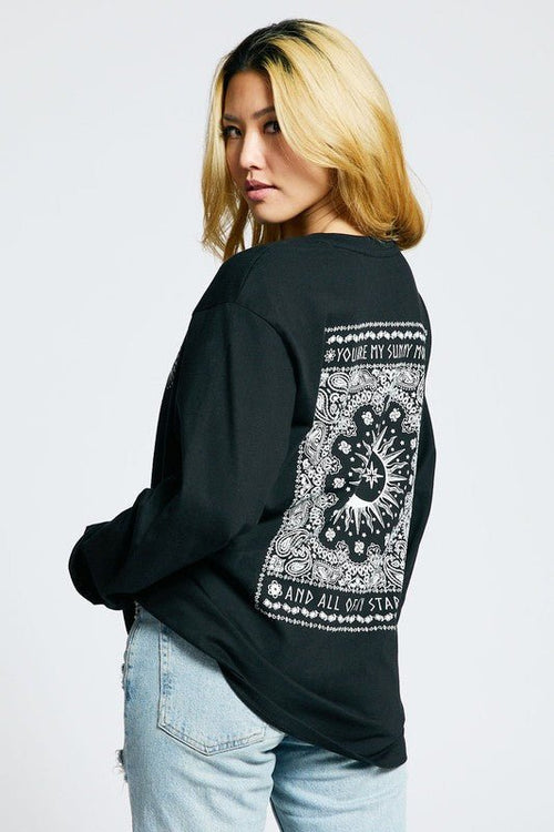 Sun & Moon Oversized Sweatshirt | WILD FLIER GIFTS AND APPAREL