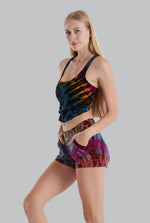 Boheme Tie-Dye Crop Top (TH-1477): One Size | WILD FLIER GIFTS AND APPAREL