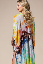 Painted Multicolored Kimono | WILD FLIER GIFTS AND APPAREL