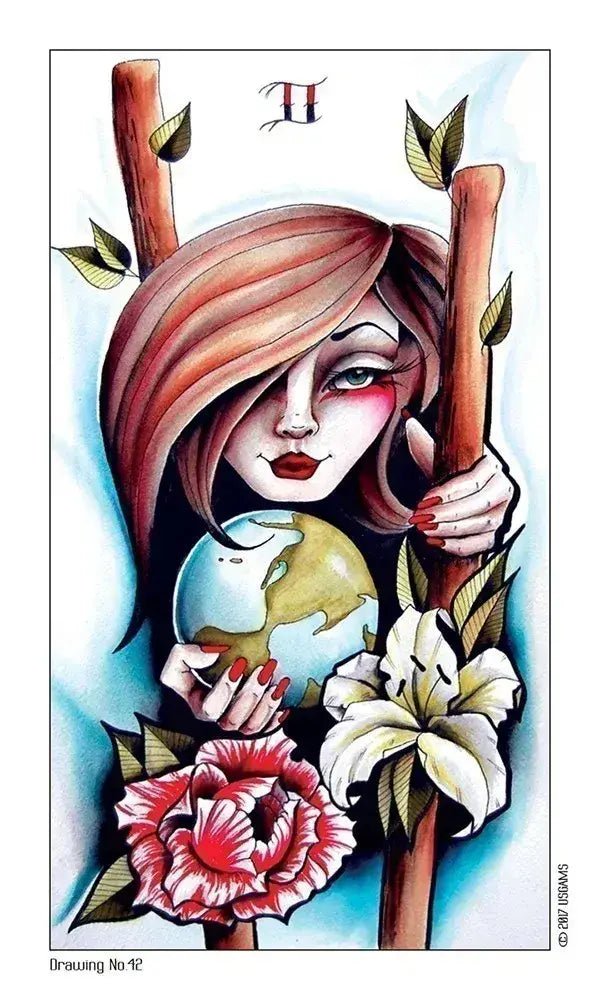 Eight Coins' Tattoo Tarot Card Deck