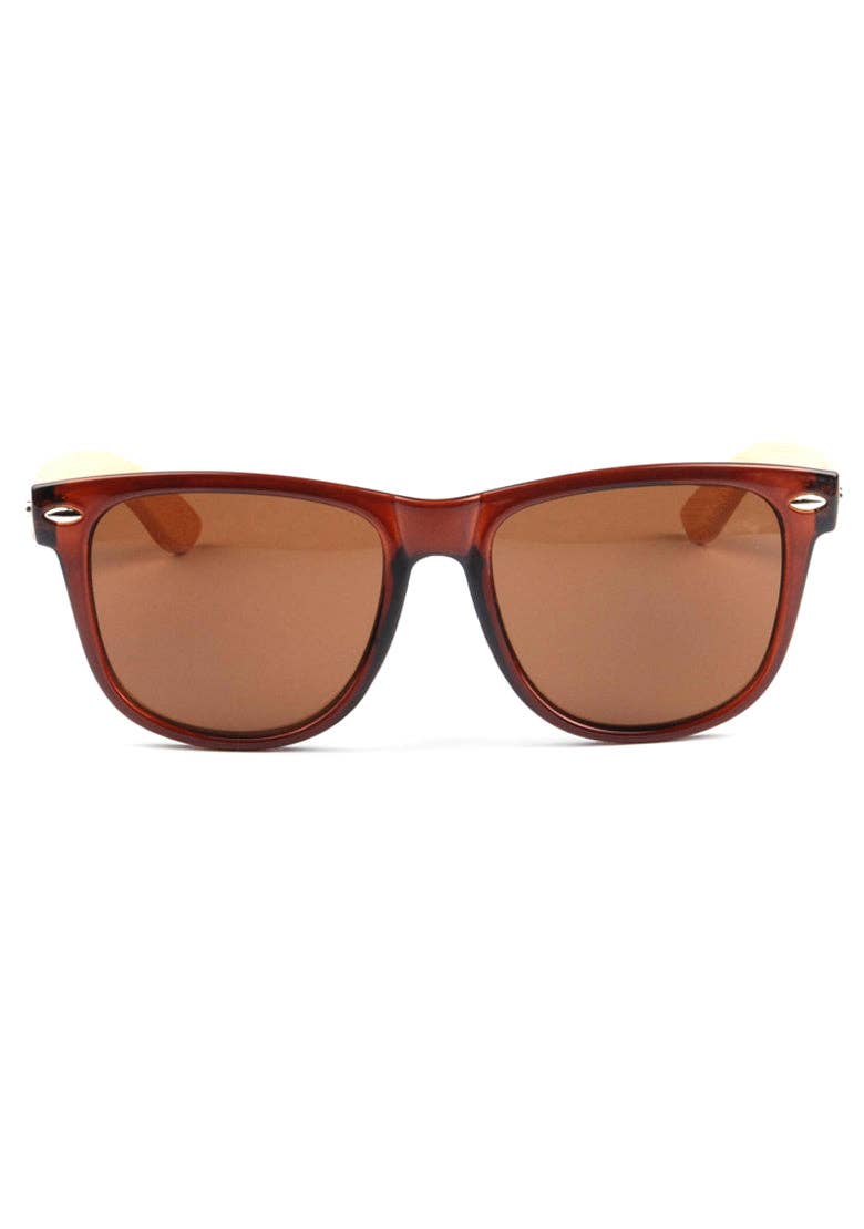 A Lost Cause Official Bamboo Brushed Sunglasses