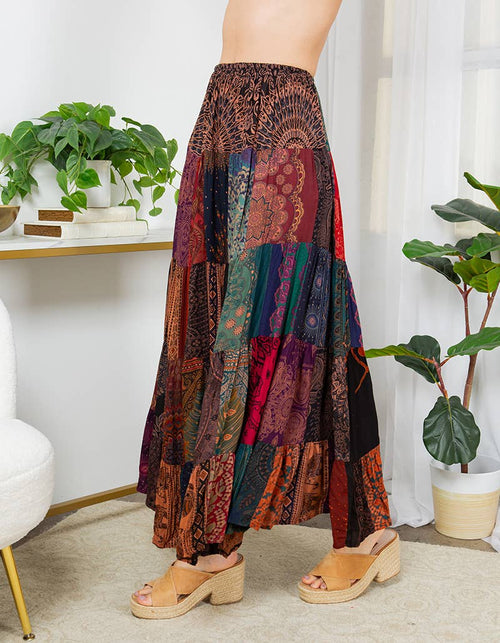WOMENS CLOTHING-RAYON LONG SKIRT (TH-1863): Assorted Color / One Size | WILD FLIER GIFTS AND APPAREL