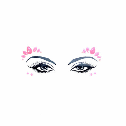 Baby Pink Pixie Crystal  Face Jewels: Pink / O/S | WILD FLIER GIFTS AND APPAREL