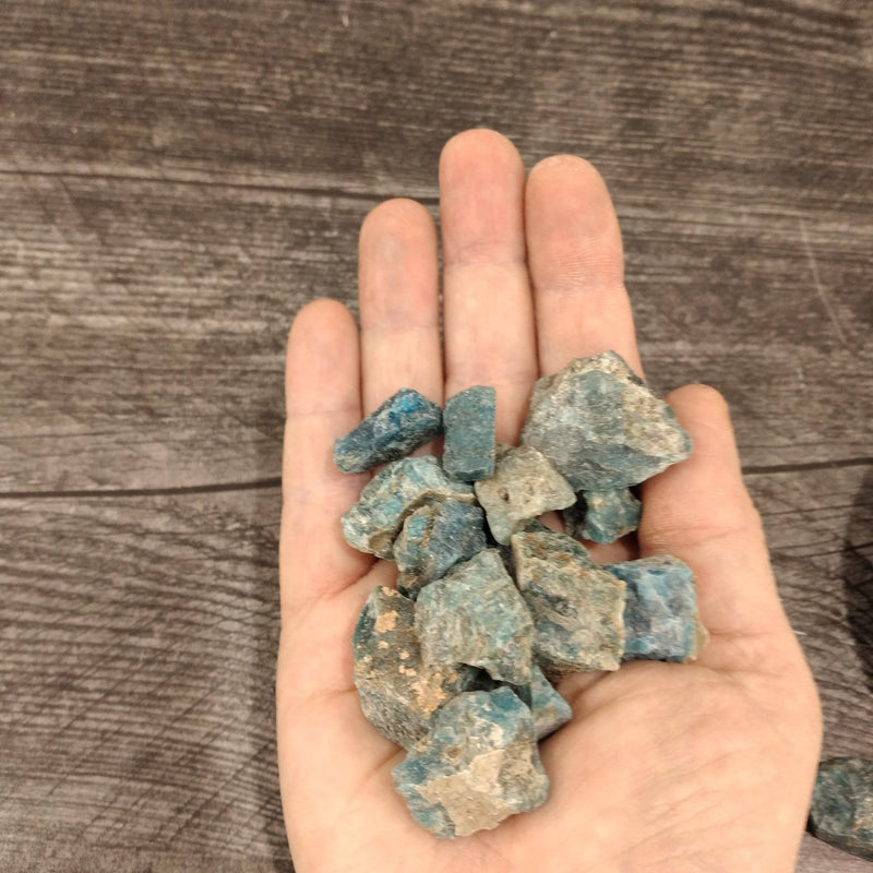 Raw Blue Apatite Rough Stone, 1 LB - Spiritual Healing Whole | WILD FLIER GIFTS AND APPAREL