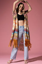Cairo Fringe Kimono | WILD FLIER GIFTS AND APPAREL