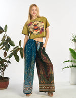 Peacock Rayon Wide Leg Pant(TH-1994) : One Size | WILD FLIER GIFTS AND APPAREL